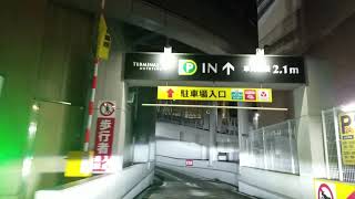 令和3年10月17日(日)18時56分　北小岩4～京成電鉄ガード～北小岩3～江戸川交差点～市川橋～市川広小路～市川駅前～菅野駅入口～八幡３丁目交差点～螺旋スロープ～ターミナルシティ四階屋上駐車場