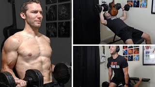 Best Upper/Lower Body Workout at Home | Dumbbells and Bench Only
