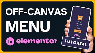 Off-Canvas Mobile Menu Elementor Tutorial 📲 | Beautiful Slide-Out Menu | Elementor PRO Popup Menu