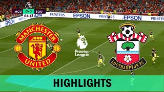 Manchester United vs Southampton | Highlights & All Goals | 13 July 2020 | PES Gameplay