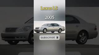 Evolution of Lexus LS (1990-2022) #shorts