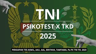 [PSIKOTEST & TKD TNI 2025] 11 Soal Pilihan Pada Tes Psikologi&TKD TNI th 2025 #tni #tkd