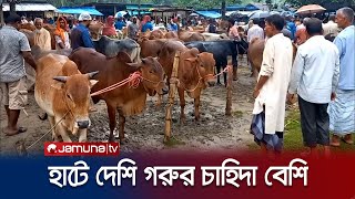 পার্বত্য জেলায় পর্যাপ্ত কোরবানির পশু, কিন্তু দাম চড়া! | Chottogram Cow Hat | Jamuna TV