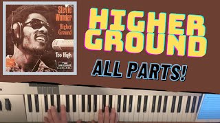 How to Play Higher Ground by Stevie Wonder on Piano (with Chords!)