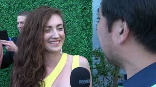Amber Martinez Carpet Interview at Not Another Church Movie Premiere