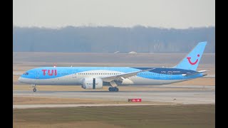 TUI 787-9 landing, DTW