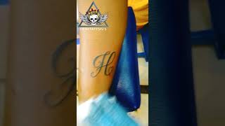 H Letter Tattoo./unique Tattoo/Nesh Tattoo's Baramati.