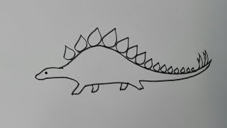 วาดรูป ไดโนเสาร์ Dinosaur   ง่ายๆ