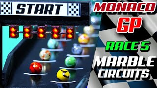 Marble Circuits: Race 5 - MONACO GRAND PRIX - Marble Race By Fubeca's Marble Runs