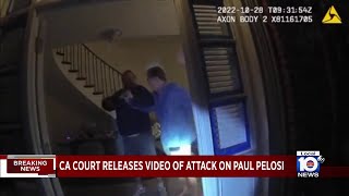 New video shows moments before Paul Pelosi was struck by attacker