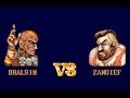 Street Fighter II SNES - Dhalsim vs. Zangief - Hardest Setting