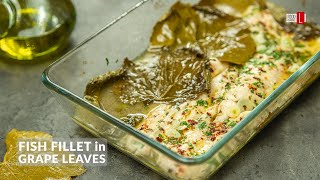 Fish Fillet in Grape Leaves | Food Channel L Recipes