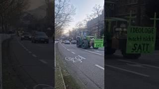 11.01.2024 Heidelberg Bismarckplatz Bauern-Demo, Bauernprotest, Bauern gehn auf die Straße