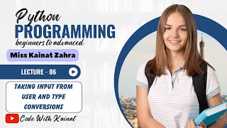 Taking input from user in python | type conversion in python | python course