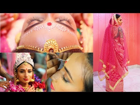Indian Bridal Bengali Makeover! Makeup, Hair and Outift for my Wedding Indian Bridal Bengali Makeover! Makeup, Hair and Outift for my Wedding