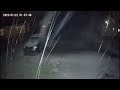 security camera captures snow falling in nassau county