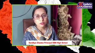 Sandhya Sharma, Principal BBN High School Greets People on the Eve of Republic Day