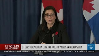 Toronto to reopen 1 week after three GTA regions