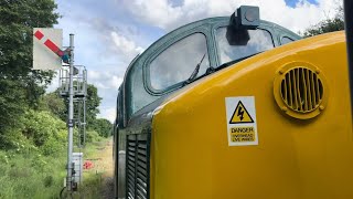 Bashing Rail Operations Group 37608 at the Mid-Norfolk Railway Spring Diesel Gala 2024