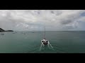 【4k】drone raw footage saint lucia 2019 .. castries soufriere ultrahd stock video