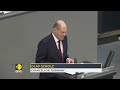 german chancellor olaf scholz on russian invasion attack on ukraine has consequences for europe