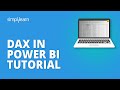 DAX In Power BI Tutorial | Dax For Power BI | Power BI Tutorial For Beginners | Simplilearn