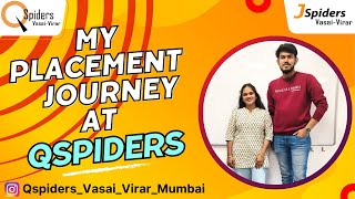 BCA (CS) student placed | 2024 PASSOUT | QSPIDERS Vasai-Virar