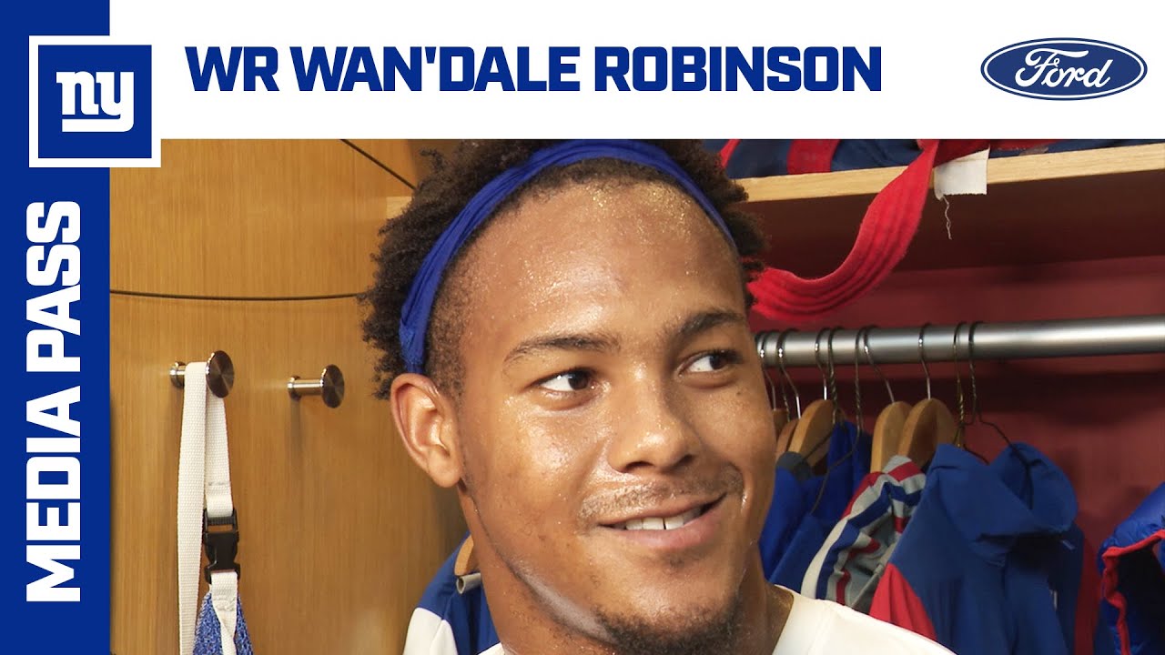 Wan'Dale Robinson On His Return From Injury | New York Giants - YouTube