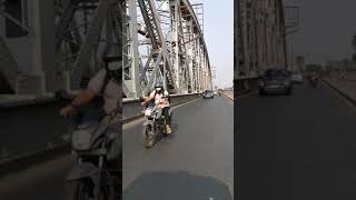 Bally bridges (Vivekananda setu) from Kolkata and Dakshineswar temple