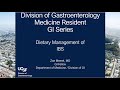 Medicine Resident GI Series Dietary management of IBS