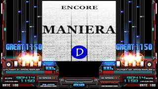 [発狂BMS] ★9 MANIERA (SABOTHER) / 720p 60f