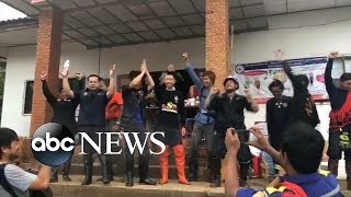 Thai boys soccer team and coach rescued from cave