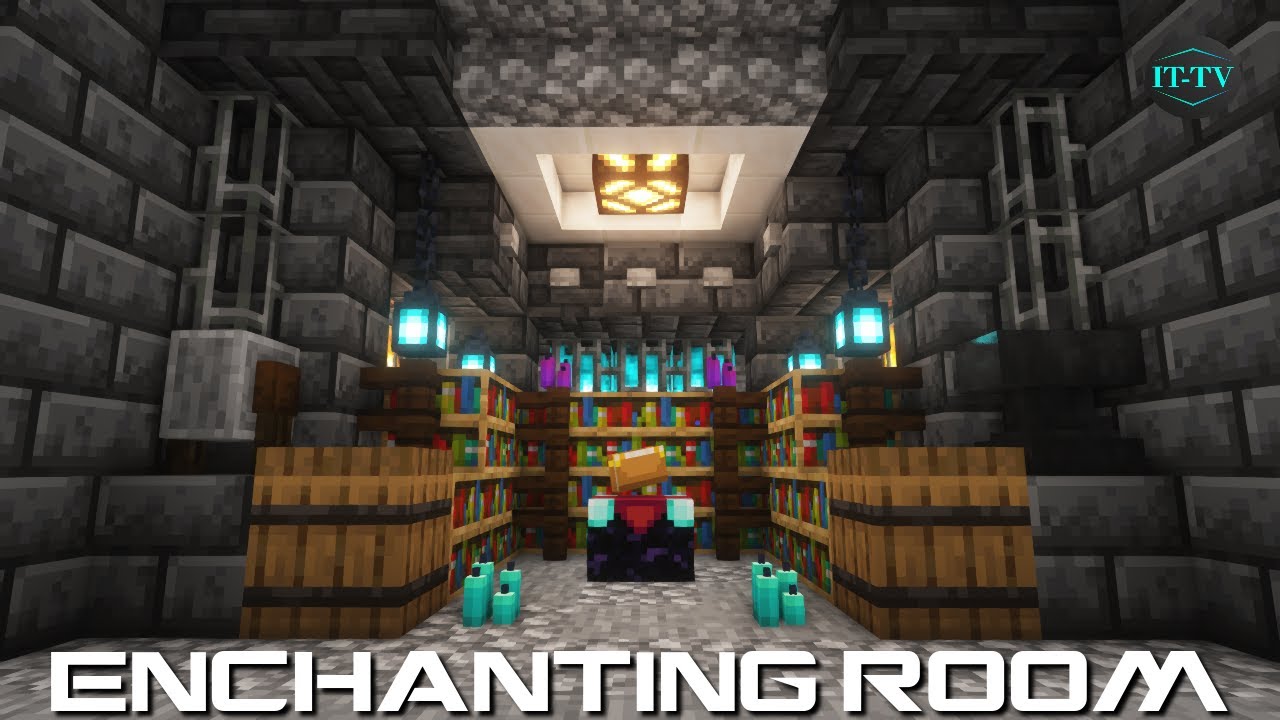 Minecraft Enchanting Room Enchanting Table Minecraft Unlock Powerful