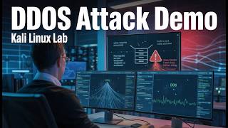 DDoS Attack Demonstration in Virtual Lab | Kali Linux & Metasploitable | Ethical Hacking Tutorial