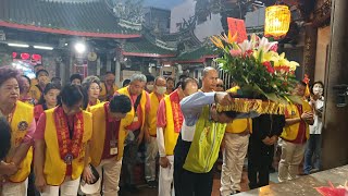 20230409泰國南瑤媽祖宮天上聖母返台往彰化南瑤宮謁祖進香 隊伍抵達彰化南瑤宮入廟後恭請神尊入殿安座及團拜典禮