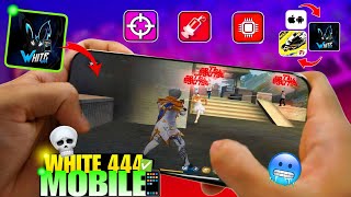 MACRODROID FREE FIRE Setting Tutorial ⚡🍷WHITE 444 FREE FIRE Android Macro Sensi Tutorial 🌪️✅