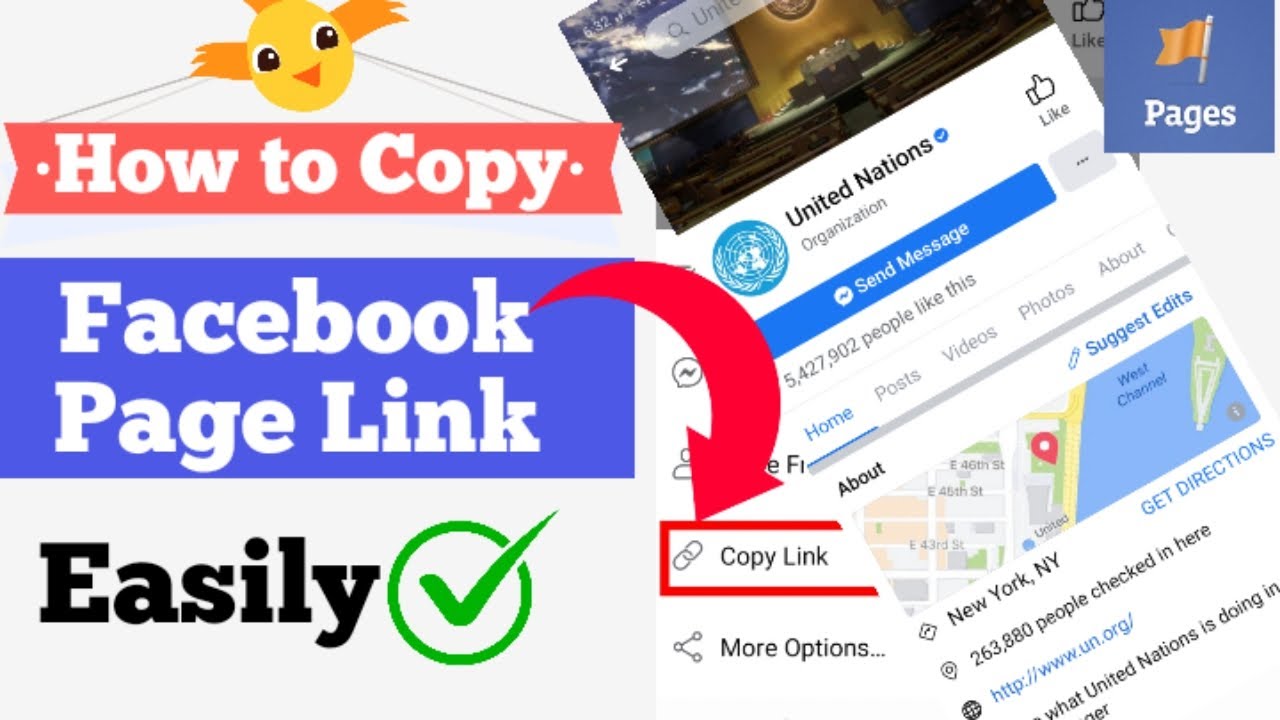 How To Copy Facebook Page Link 2020 Easily || Copy FB Page Link On ...