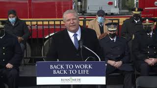 Premier Ford makes an announcement in York | March 3