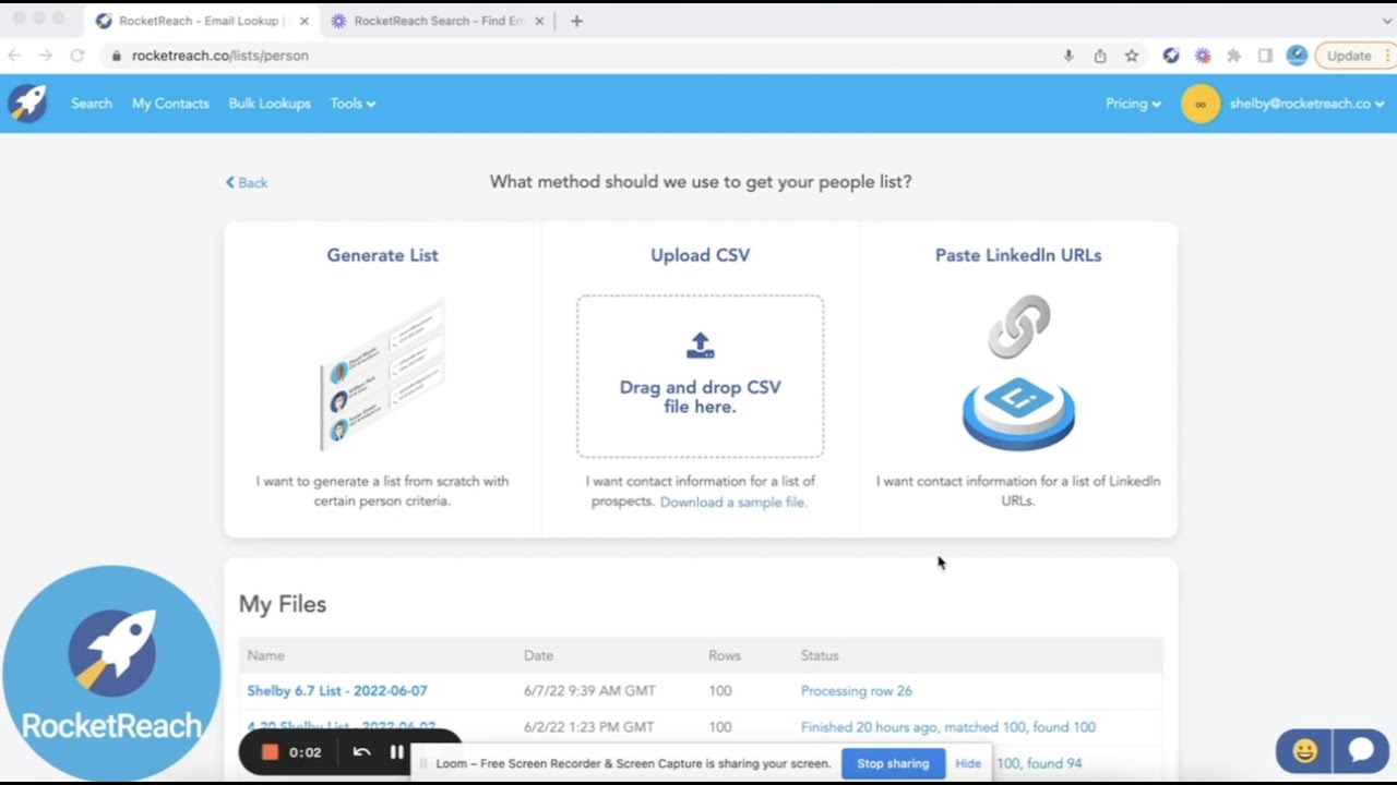 Clean Up Your Contact Database Using The RocketReach CSV Enrichment ...