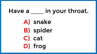 English Idioms Test ✍️📘 If you pass this test, your English is amazing!