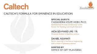 Caltech’s Formula for Eminence in Education