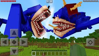 I Found NEW SHIN SONIC vs INFECTED SHIN SONIC in Minecraft Pocket Edition...