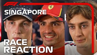 Drivers' Reaction After the Race | 2023 Singapore Grand Prix