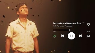 Marakkuma Nenjam💔 | A Muthu's Journey | Arrahman | Silambrasan Tr | Gvm | Vendhu Thanindhadhu Kadu