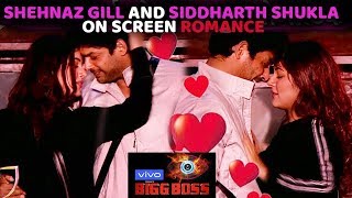 "Shehnaz Gill" and "Siddharth Shukla" On Screen Romantic | Bigg Boss 13 | Range Song Shehnaaz |Gabru