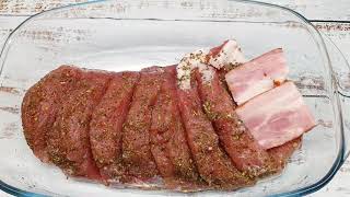 Guests will ask for the recipe for this meat as soon as they try it! Delicious meat dish