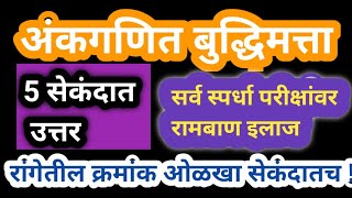 रांगेतील स्थान ट्रिक्स  | रांगेतील स्थान बुद्धिमत्ता | रांगेतील स्थान गणित | rangetil sthan tricks