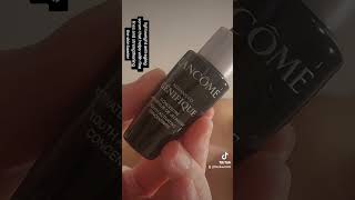 Night time routine with lancome