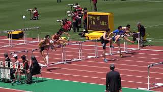 2018 Oda Memorial Men's110m hurdles heat2 Syunya TAKAYAMA13.77(+1.9) 高山峻野 佐藤大志