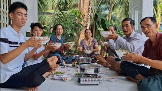 Cook a Grand Pot of Chicken Noodle Soup to Treat the Whole Family When You Have the Chance to Vis...